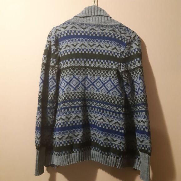 Forever 21 Shawl Poncho/Sweater Argyle/Dimond - Picture 6 of 10